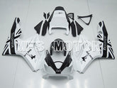 Carénage ABS injecté pour Triumph Daytona 675 2006-2008 - Dark Dog - Noir Blanc - MFS4524